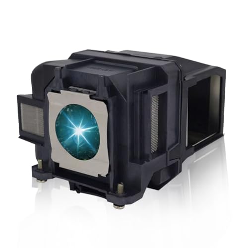 SORNEICDR Lámpara de Proyector para EPSON EL PLP87/V13H010L87 EB 535W EB 536Wi EB 520 EB 525W EB 530 EB S03 EB S17 EB S18 EH TW490 EH TW570 EB X18 EB 955W lámpara de repuesto con carcasa