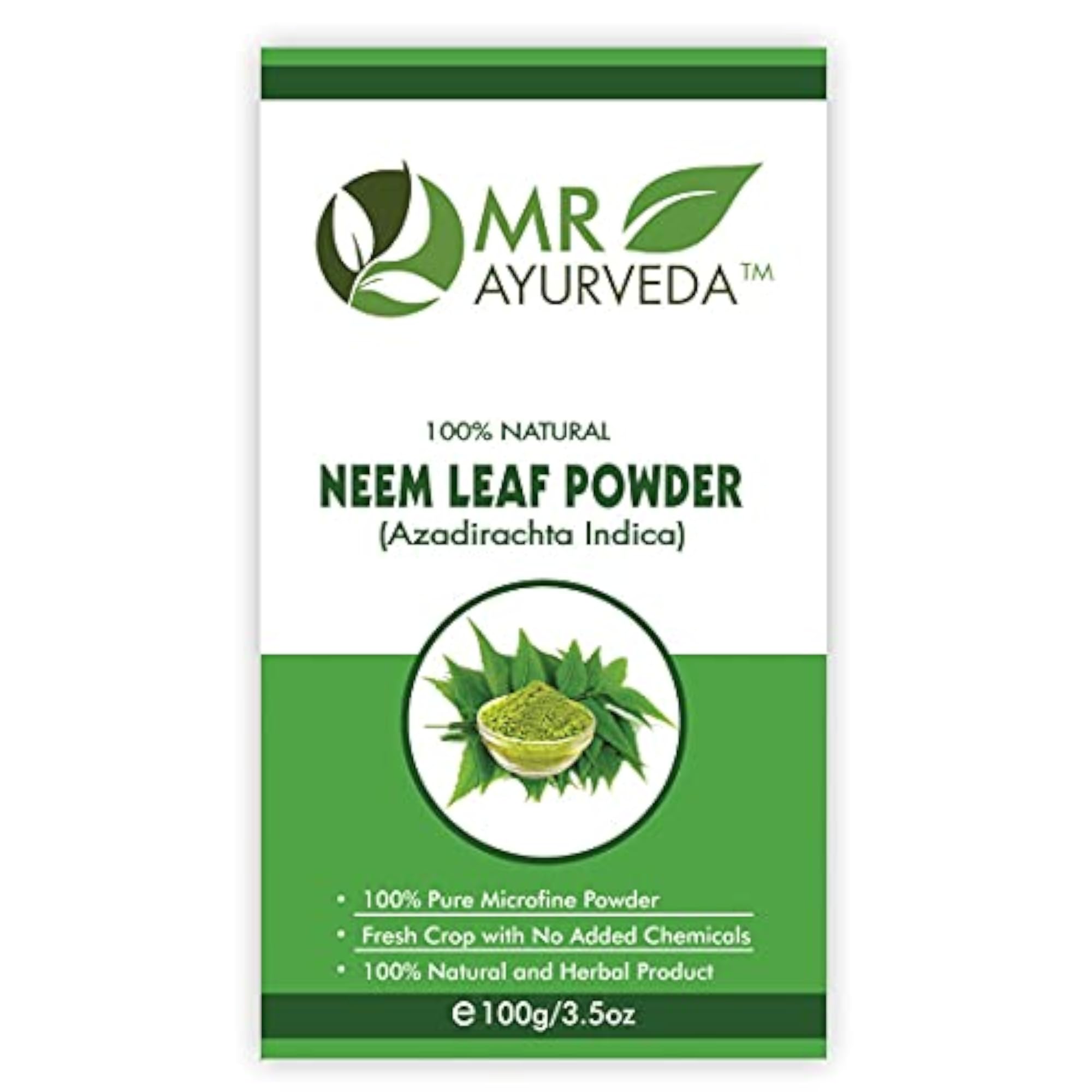 Neem Powder for Face Pack, Organic Hair & Skin Care