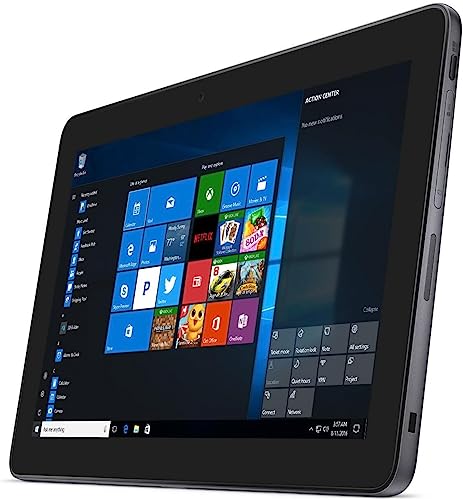 Dell Latitude 5175 Tablet PC, 10.8' FHD Touchscreen Laptop, Intel Core M5-6Y57, 4GB DDR4, 256GB SSD, Windows 11 Pro (Renewed)