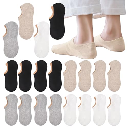 Image of 20 Pairs Thin Womens Ankle Socks, Short Athletic Pack of Socks,No Show Socks Low Cut for Women