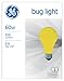 GE 97495 Bug Lite A19 Bulb, 60-Watt, 2-Pack
