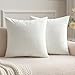 MIULEE Pack of 2, Velvet Soft Soild Decorative Square Throw Pillow Covers Set Cushion Case for Sofa Bedroom Car18 x 18 Inch 45 x 45 cm