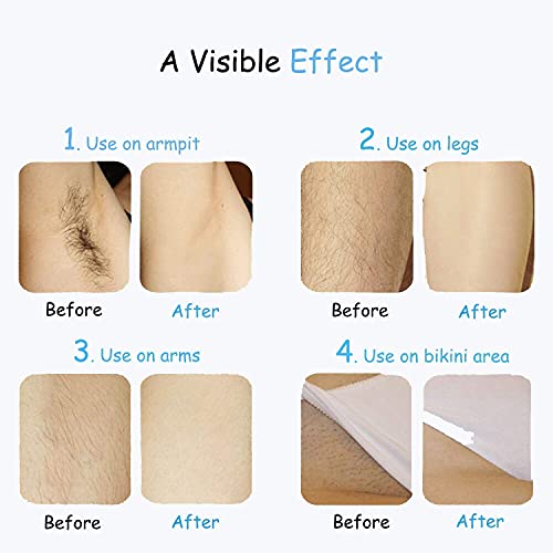 Image of Wax Heater, Roller Heater Machine Hair Removal Warmer Refill Cartridge Wax Strips With Wipes Waxing kit for Women WaxRoll on Heater (Wax, Waxheater Waxing Kit)