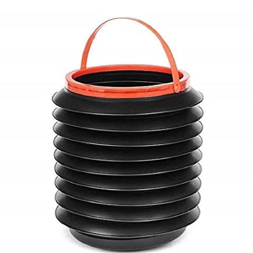Nicoman Cesta Plegable para Acampada, Pesca, Cubo de Lavado para Coche, Organizador de Maletero, 4 litros
