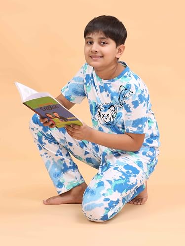 Image of Ninos Dreams Boys Cotton Coord Set /Boys Night Suit /Boys Loungewear /Boys Night Dress