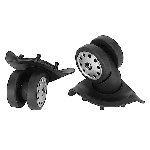 2PCS Suitcase Universal Whee, Silent Row Replacement Luggage Caster with Large Multi Holes, Suitcase Wheel Set for Repair and Replacement3