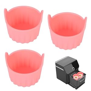 Plliocse 3er Set Silikon Eierformen Rosa