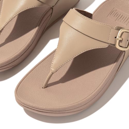 Image of FitFlop Lulu Leather Toe Post Sandals