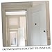 Housoutil 1set Door Peephole Viewer Drill Privacy Tool for Home Office and Hotel Use Security for Entry Doors