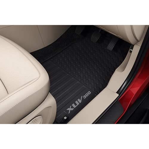 Mahindra XUV300 Rugged PVC Floor Mat Set in Black (Set of 4 pcs