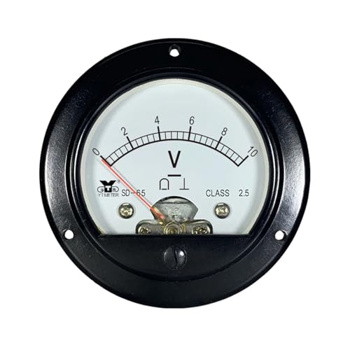 Voltímetro DC SD65 de panel analógico jl65 con medidor de aguja de 5V a 150V 3