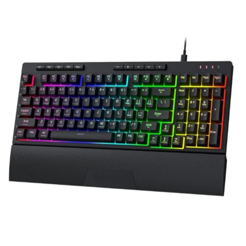 Clavier de bureau gaming RGB avec repose-poignet amovible K515