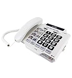 ClearSounds CSC500 Amplified Landline Phone with Speakerphone and Photo Frame Buttons - Up to 30dB Amplification, T-Coil Hearing Aid Compatible (Renewed)