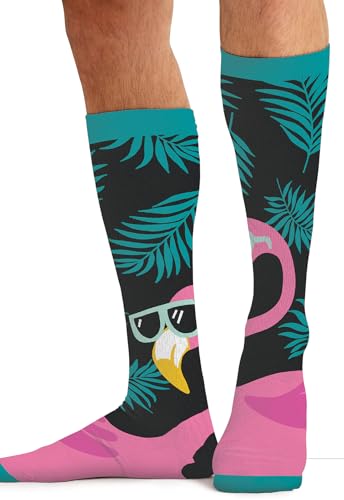 Image of Cherokee Compression Socks 10-15 mmHg Knee High 1 Pair Pack