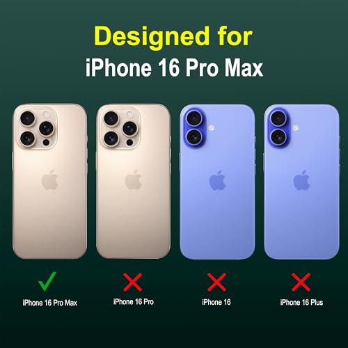 Image of amazon basics Back Case Cover for iPhone 16 Pro Max | Compatible for iPhone 16 Pro Max Back Cover | Liquid Silicon Magic Case with Camera Protection | Dark Green