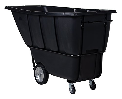 Carretilla pesada de plástico Vestil 1 yarda cúbica 2100 lb miniatura 5