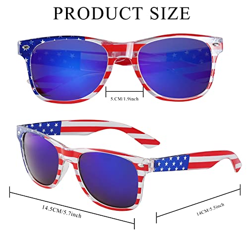Giga Gud 4th of July USA Flag American America USA Flag Patriotic Sunglasses3