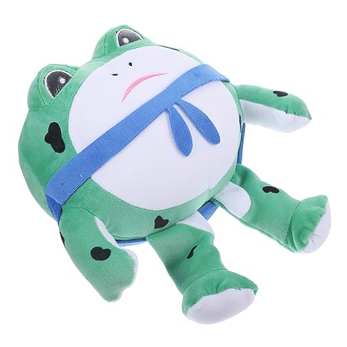 KICHOUSE muñeco de Peluche Linda Rana de Peluche Felpa Animal de Peluche cómodo Suave Encantador Juguete de Peluche habitación de Peluche Animal de Peluche Lindo Feos de Rana algodón