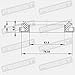 Oil Seal Front Hub 82.15X108.3X7X15.7 Febest 95DDY-75640610X Oem 09286-64001