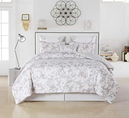 Buy 1 get 1 🔥 Kensie Ainna Hotel Quality Luxury Comforter Duvet Insert Cover 100% Ultra Soft Hypoallergenic , Taupe