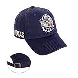 Georgetown University Baseball Hat Hoyas GU Brimmed Embroirderd Hats Cap Adjustable Cloth Strap Adult (Style B) Blue
