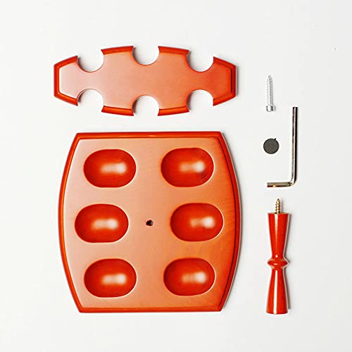 Soporte de madera para pipas y expositor de mesa multifunción con capacidad para 6 pipas 5