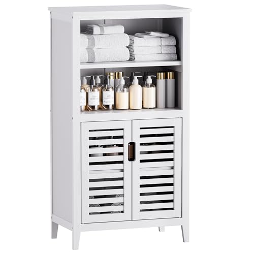 HITNET Mobiletto portaoggetti da pavimento per bagno, scaffale organizzatore da cucina indipendente...