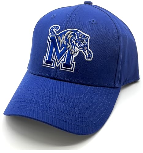 Gorra deportiva ajustable con logo bordado Memphis Blue/White miniatura 1