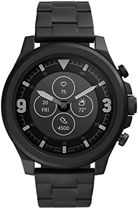 Latitude Hybrid HR Black Analog 