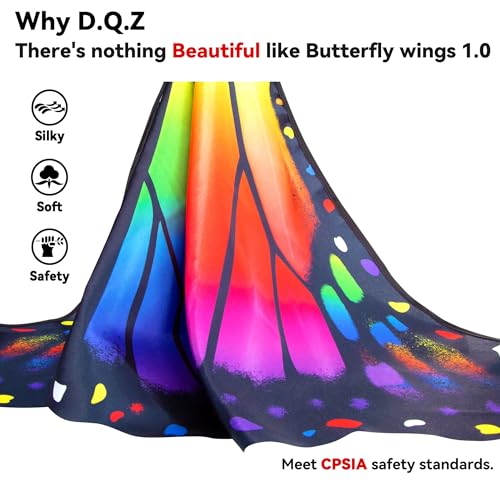 Disfraz de alas de mariposa para niñas miniatura 6