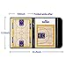 Firelong Haploon Basketball Coaching Board Coaches Tactics Clipboard Kit, Portable Strategy Coach Board,PU Leather Cover, Dry-Erase Strategy Magnetic Clipboard with NotePage (Black)