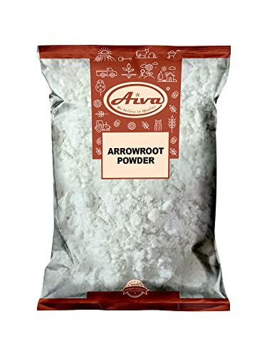 Aiva Arrowroot Powder (Flour) | Natural Thickener & Cornstarch Substitute for Sauces, Soups, and Baking -14 OZ (400 GM)