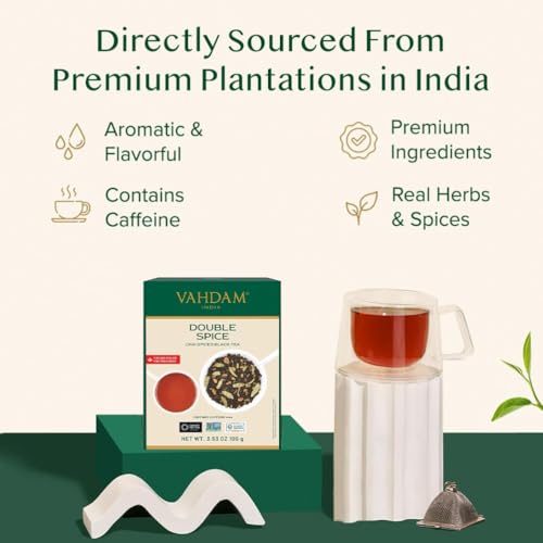VAHDAM Double Spice Masala Chai Tea