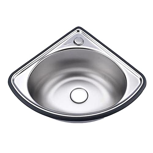 ZTCHSENZT Wall-mounted kitchen Family exquisite sink,wash basin,Bathroom Family exquisite sink,Utility Family exquisite sink;Stainless steel material, right triangle, suitable for
