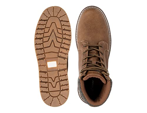 Xray Footwear Men's Alistair Work Boot, Faux Leather, Textile, Lace Up, Round Toe, Thermoplastic Rubber Outsole, Size 9 #TOP4