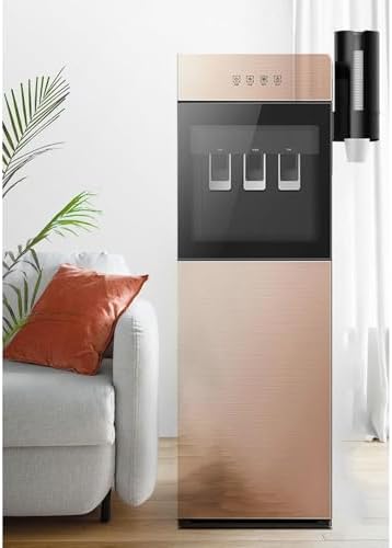 Bottom Loading Water Dispenser with Cup Holder - Hot, Cold & Ice Water - Floor Standing for Home & Office Use - Convenient & Stylish Water Cooler