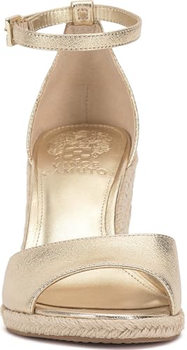 Vince Camuto Women's Felyn Egyptian Gold Wedge Sandal Size 8.5