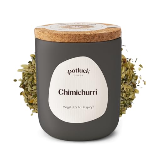 Potluck | Chimichurri | Gewürzmischung im Keramiktopf | 60g | Mit natürlichen Inhaltsstoffen