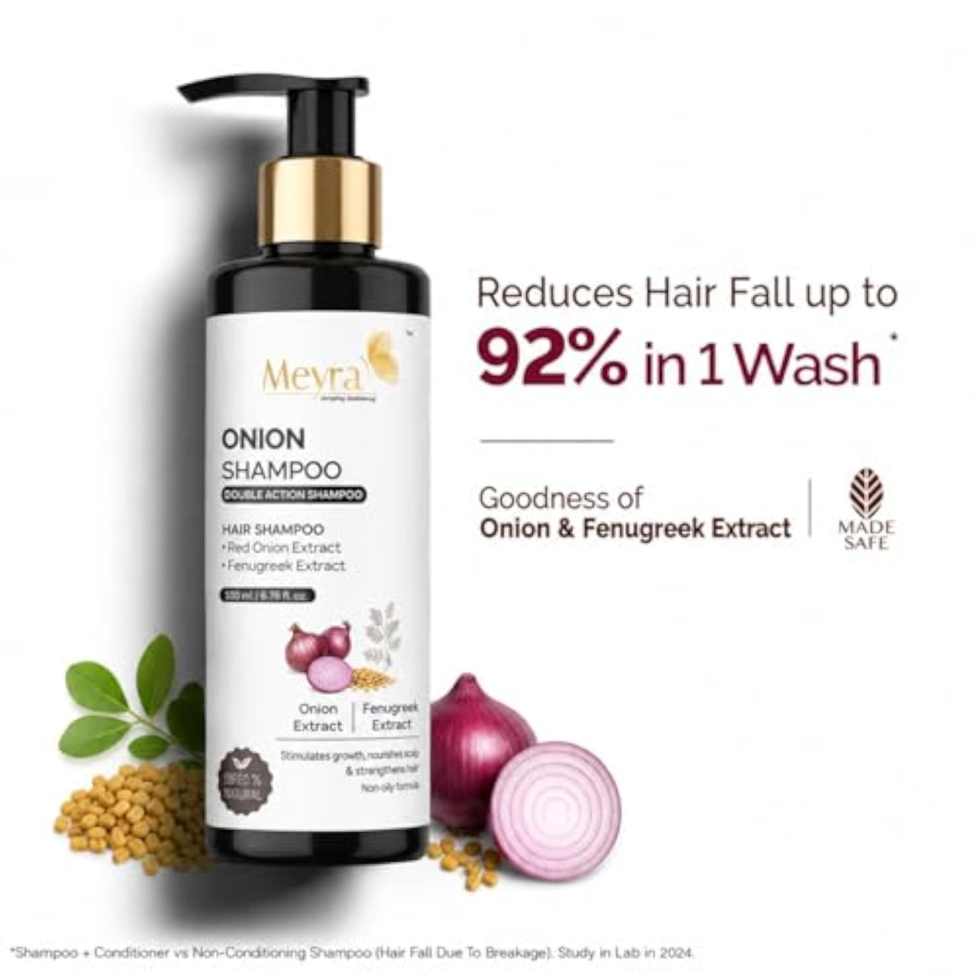 Onion Shampoo and Total Hair Growth Solution Combo