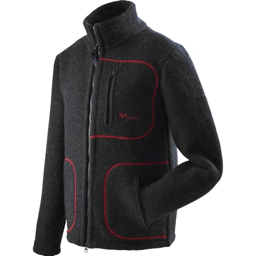 Mufflon W100 Mu-Klaas coutures charbonneuses veste laine rouge XXXL