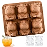 3D Capybara Silikonform für Eiswürfel