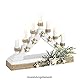 Ideen mit Herz Mini LED-Lichterbogen | 15,6 cm x 13cm x 3,8 cm | Inkl. Timer-Funktion (weiß)