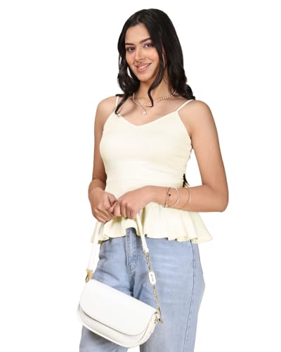 Image of Noble Monk Women Cotton Blend Casual Fit Stylish Tops | Casual Crop Top's | Tshirt