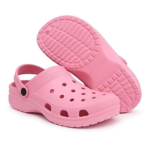 Sandália Chinelo Babuche Conforto Ajustável Tipo Croc Baixa (35/36, Pink)