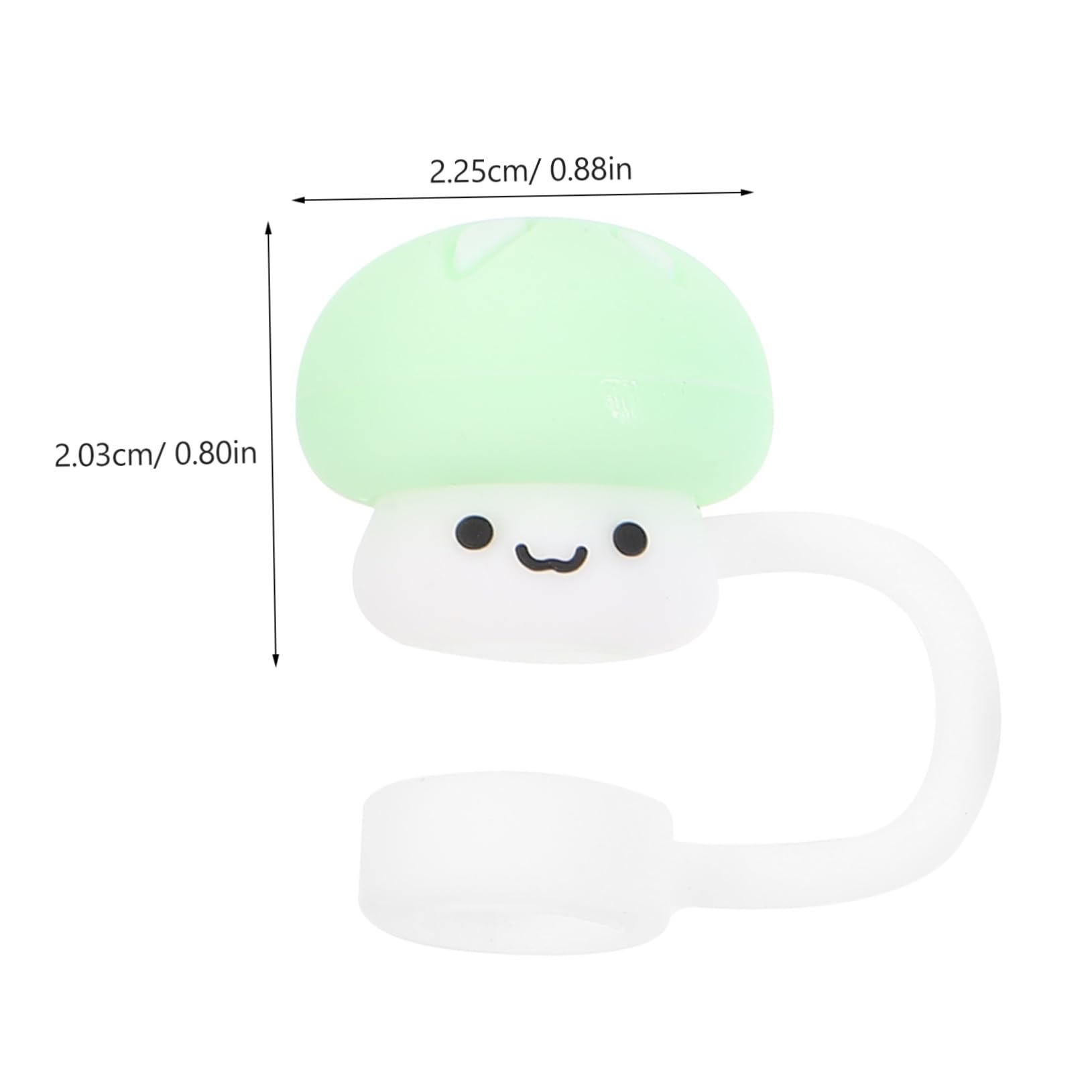OUNONA 5 Sätze Strohhalm Abdeckkappen Spitzen Strohhalme Trinken Wiederverwendbare Simply Cup Strohhalmdeckel Abdeckungen Strohhalm Smoothie Becher Mit 6 Stück * 5