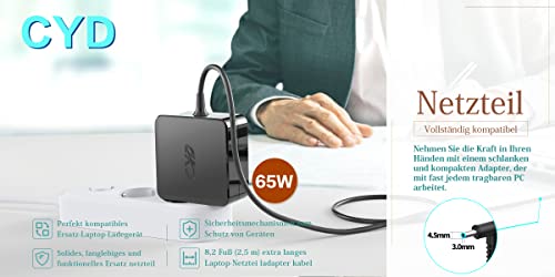 Alimentador HP ProBook 250 G2 G3 G4 G5 para solucionar batería que no carga 4