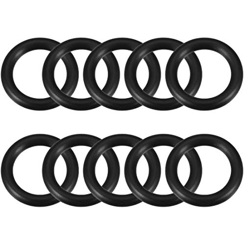 uxcell Nitrile Rubber O-Rings 28mm OD 20mm ID 4mm Width, Metric Sealing Gasket for Automotive Machine Plumbing, Pack of 10