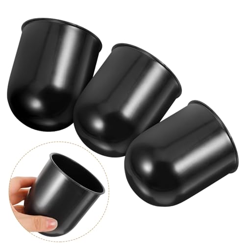 Image of Zerodeko 3pcs Plastic Toilet Brush Cup Holder Shape Bathroom Cleaning and Easy to Clean Keeps Toilet Area Odor Neat