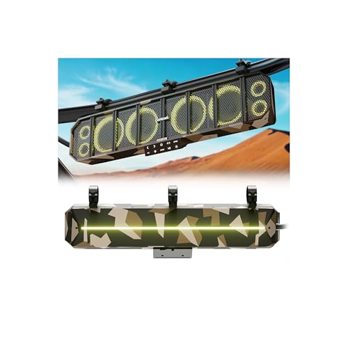 GoHawk Barras de Sonido UTV 25" 8 Parlantes con RGB