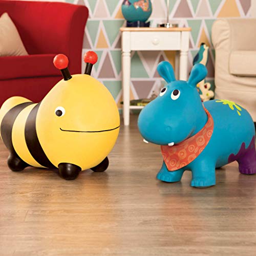 B. toys - Bizzi The Ape Bumble - giallo sdraietta gonfiabile - Bouncy Boing - giocattolo gonfiabile senza BPA per bambini dai 18 anni + - immagine 6